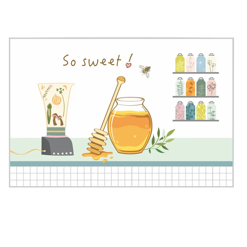 

3 PCS Hot Sale Cartoon Animal Kitchen Oil-proof Waterproof Stickers Aluminum Foil Kitchen Stove Cabinet Wall Sticker