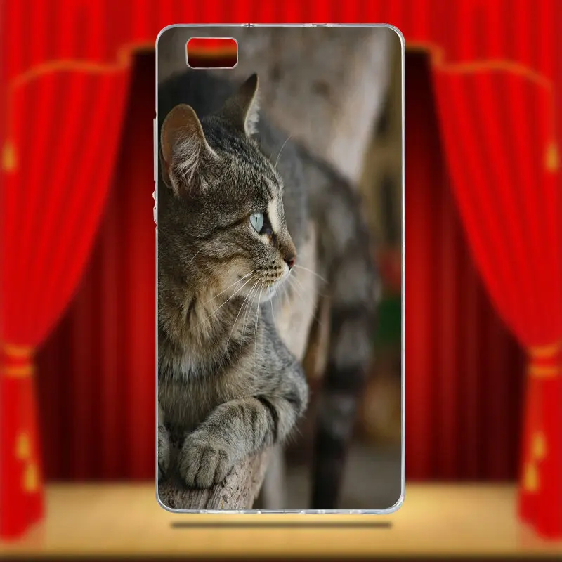 Мягкие чехлы для телефонов из ТПУ Huawei P8 P9 P10 P20 Lite Mate 10 Pro Y5 Y6 II Y7 Honor 6X 7X 9 чехол серый