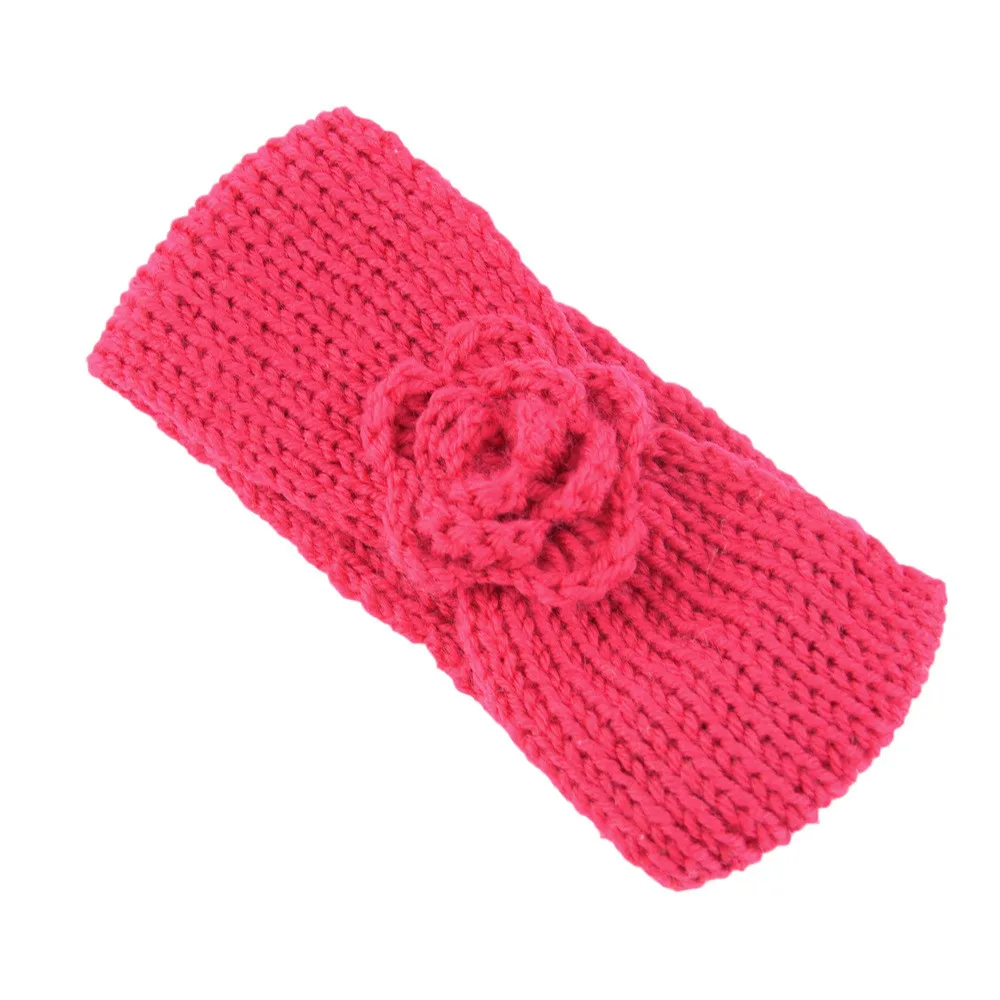 Милые аксессуары для волос малышей однотонная повязка маленьких девочек Теплая