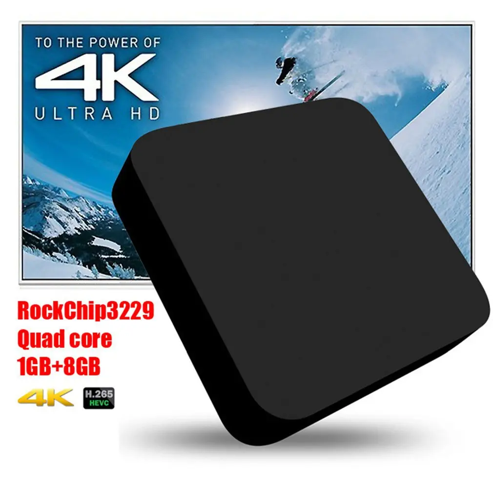 

TV BOX 1+8G Wifi Network Player Network Set-Top Box High Definition Multimedia Player Smart Multimedia Player