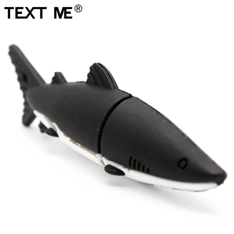 Флеш-накопитель usb 2,0 4GB 8GB 16GB 32GB TEXT ME 64GB Cool blue gary black shark