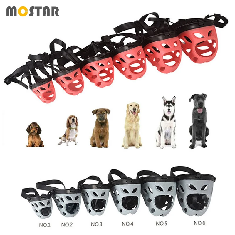 

MC Star Dog Mouth Cover Anti-bite Barking Disorderly Eating Outdoor Pet Dog Basket Muzzle Large Dog Mouth Cover Big Dog Mask