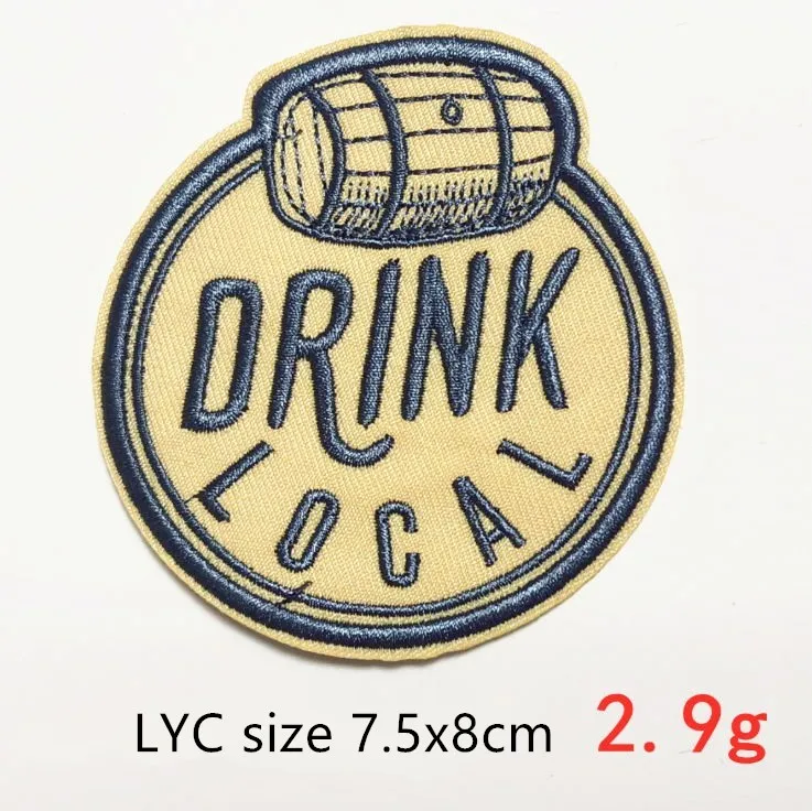 

Free Shipping 10 pcs Badges Embroidered patches iron on Motif Applique hat bag garment diy decor repair embroidery accessories