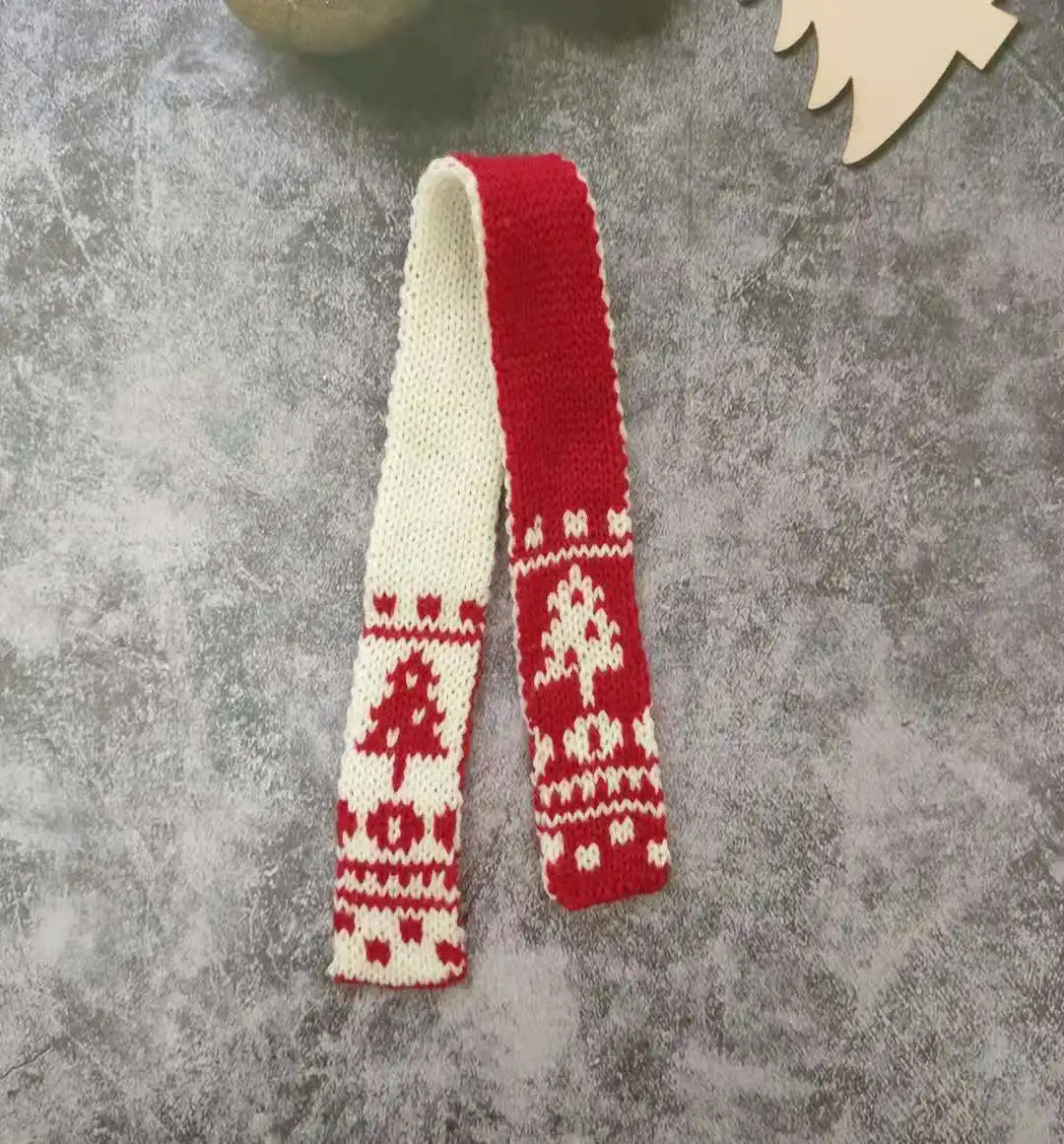 

20cm Baby Doll Plush Doll's Clothes Christmas Knitted sweater cap scarf Dolls Accessories for Korea Kpop EXO Idol Dolls