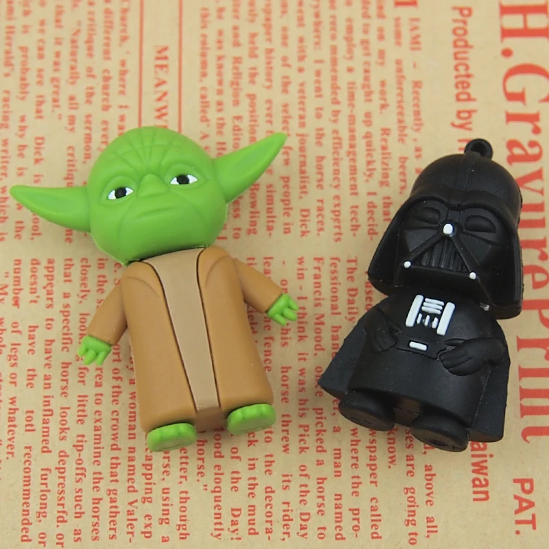 USB 2 0 Звездные войны йода/Дарт Вейдер подарки флеш накопитель 4 ГБ 8 16 32 Флешка Usb