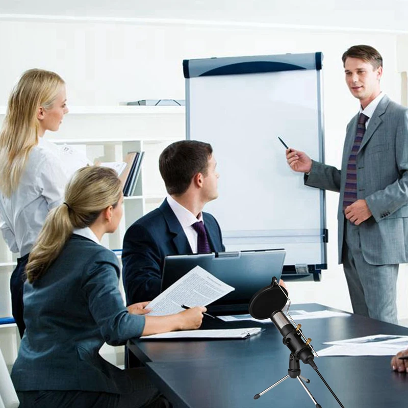 Профессиональный конденсаторный микрофон студийная запись USB караоке с