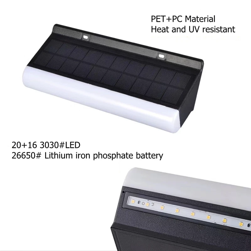 Солнечный настенный светильник с новой уникальной технологией рассеивания