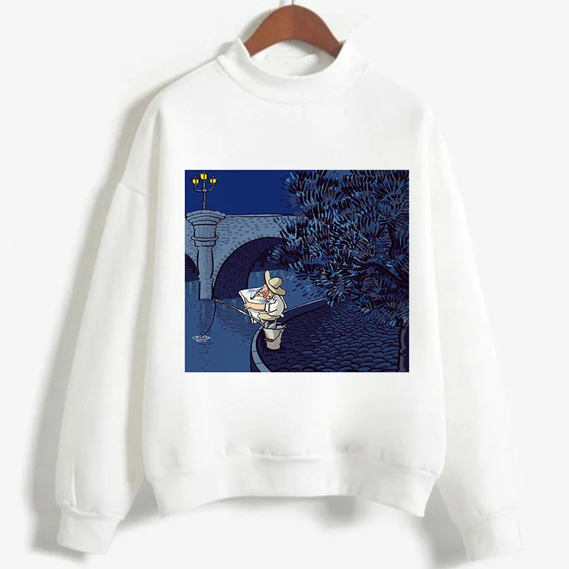 Новый продукт Ван Гога Дамская масляная живопись Харадзюку Микеланджело урзан