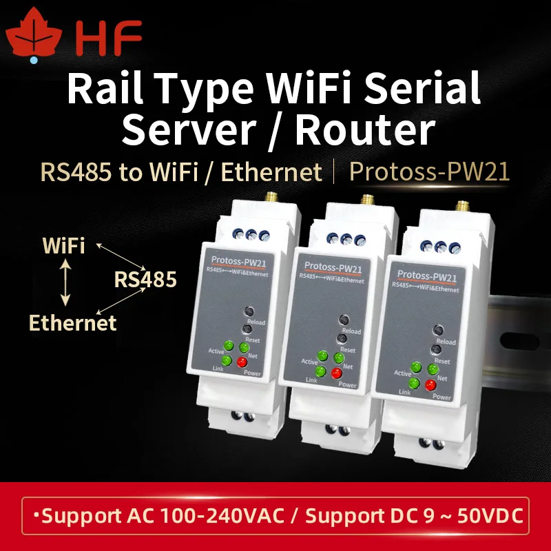 Высокого полета Protoss-PW21 RS485 проводной Wi-Fi Ethernet Беспроводной последовательный