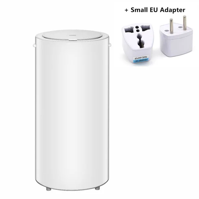 Add Small EU Adapter Xiaomi Xiaolan умная одежда дезинфекционная сушилка 35L емкость 650 Вт мощность УФ свет стерилизация сушка обуви сушилка - Цвет: Add Small EU Adapter