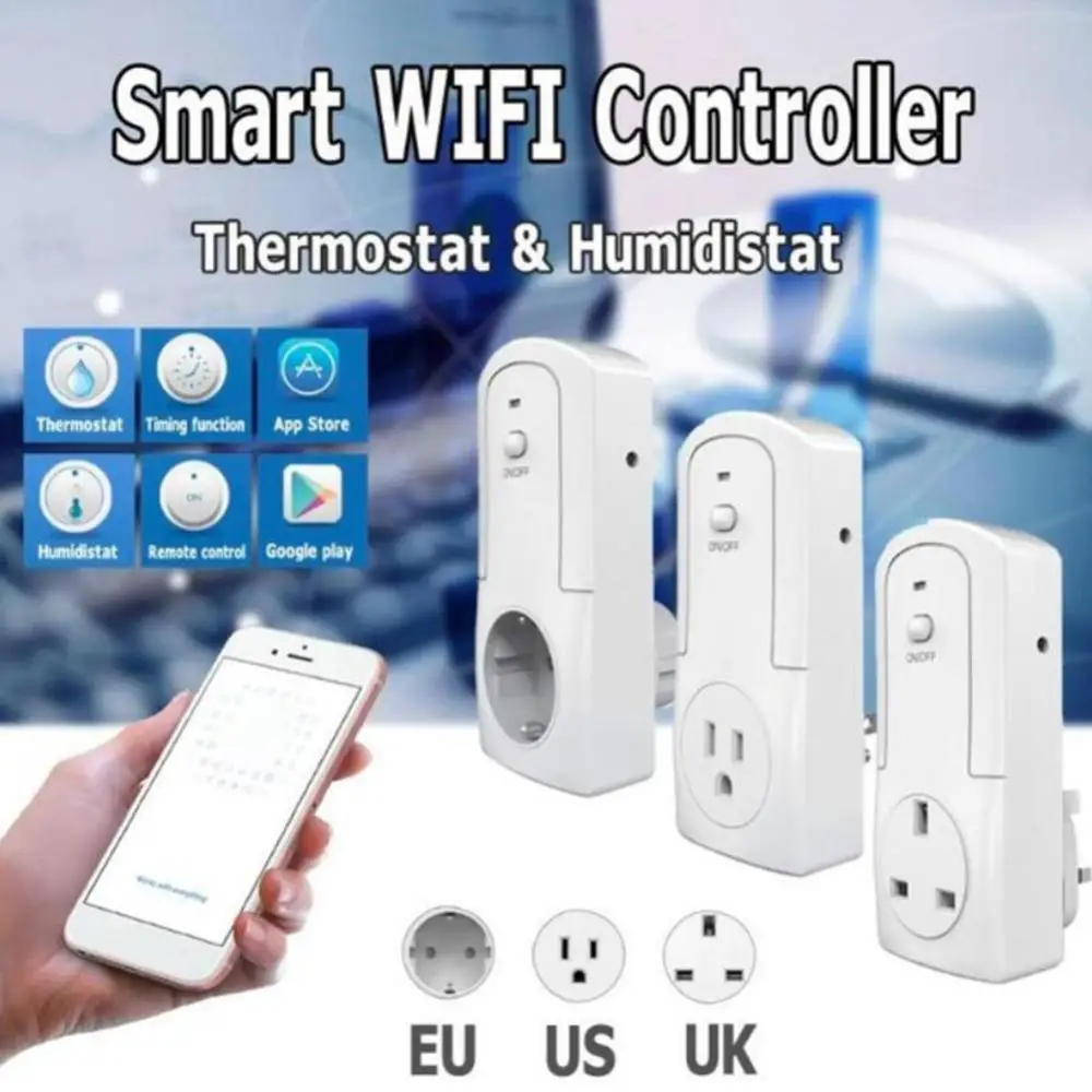 

WIFI Wireless Temperature Humidity Thermostat Module APP Smart Remote Control Smart Module Timing Switch Socket