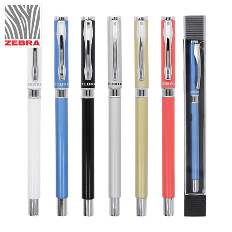 

1 PCS JAPAN ZEBRA C-JJ4-CN neutral pen 0.5mm metal pen pole low gravity business signature pen