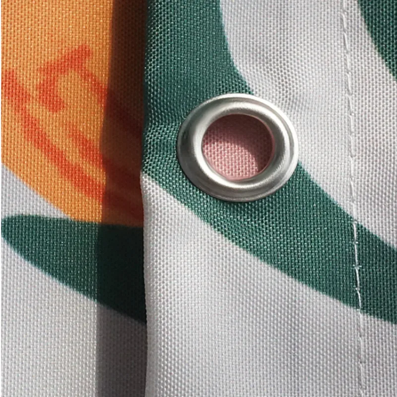 

Shower Curtain Bathroom Waterproof Cortinas Modern Fresh Fruit Peach Print Polyester Fabric Ridea Artistic Decorating