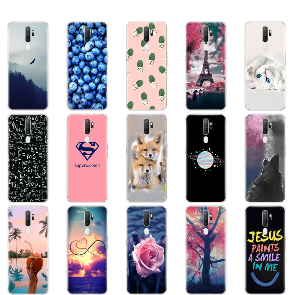 Чехол для Oppo A9 A5 2020 мягкий силиконовый чехол из ТПУ телефона OPPOA9 OPPOA5 A 9 защитный