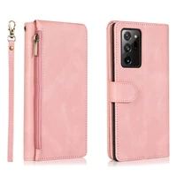 luxury leather cover for samsung galaxy note 20 ultra cases flip wallet phone case for samsung galaxy note 10 plus 9 bags capas