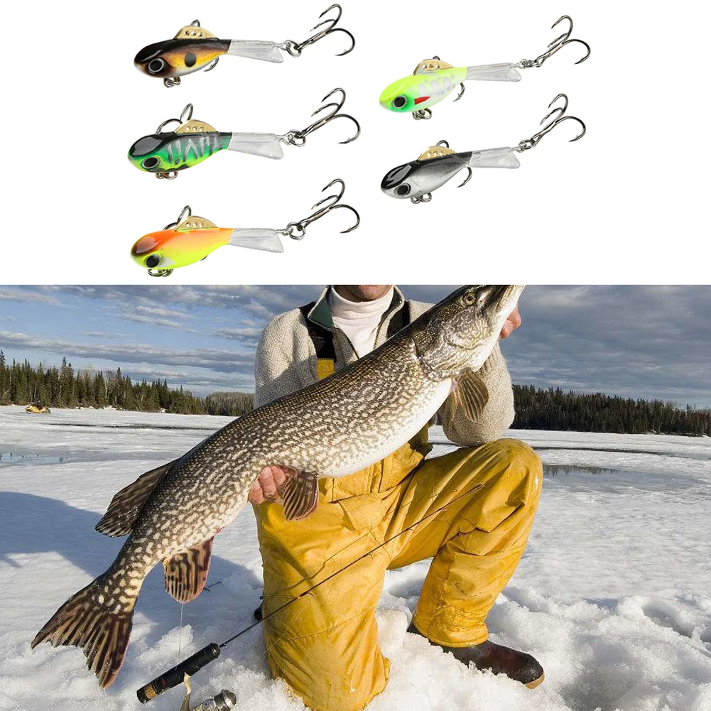 4 5 см рыболовная приманка с крючком зимняя Рыболовная Приманка Vib Ice мягкие