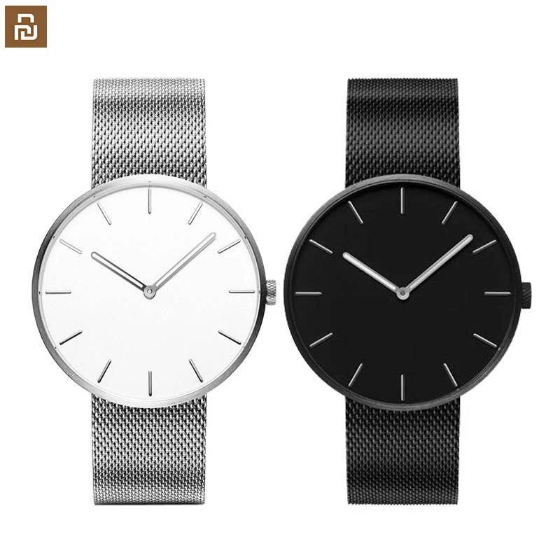 Кварцевые наручные часы для пар мужские и женские водонепроницаемые со стальным