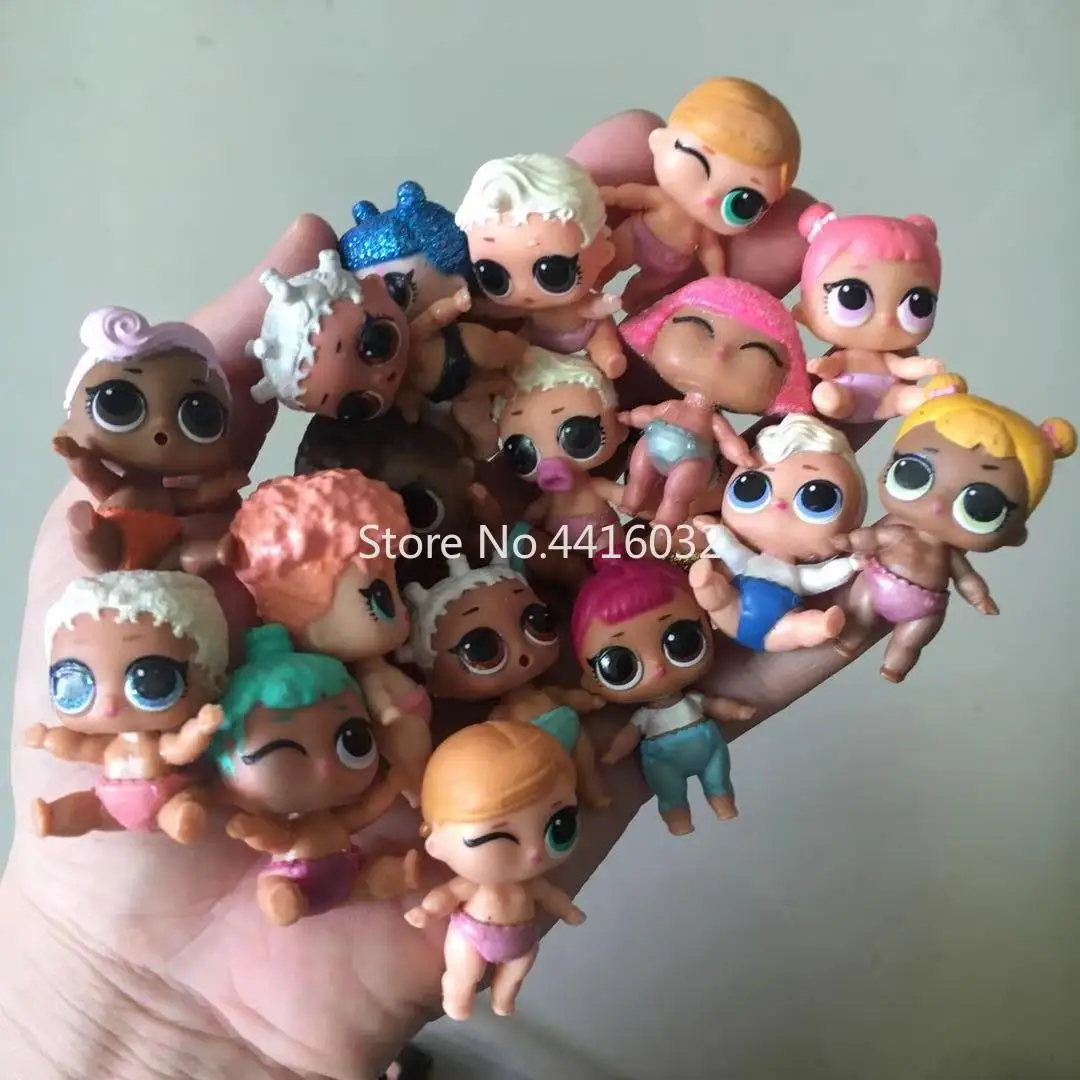 1Pc Random Send LOLS Lil Sisters Dolls 4cm Baby LOLs Doll Girls Collection Model Toys for Kid Playing Birthday Gift - купить по