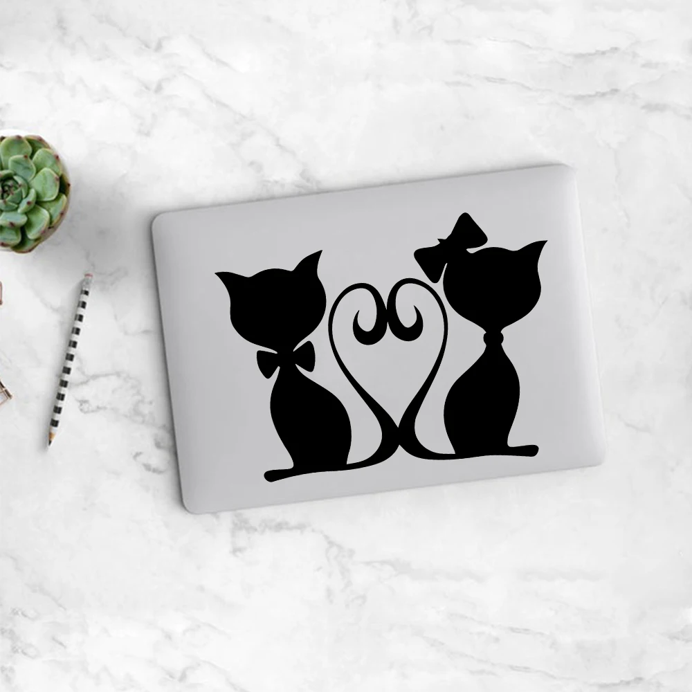 Классическая наклейка в виде кошки для ноутбука Виниловая Hp Mac Book Touc hp ad |