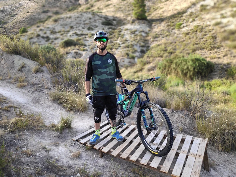 Зима Велоспорт Mtb Джерси мужские 3/4 рукав камуфляж цвета полиэстер дышащий Быстросохнущий Джерси