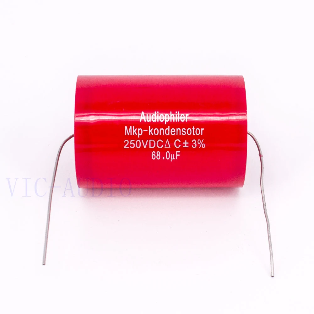 1 шт. конденсатор Audiophiler Mkp с алюминиевой крышкой 68 мкФ 250V HI FI Лихорадка