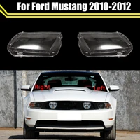 headlamps cover glass transparent lampshades headights cover lamp shell masks light lens case for ford mustang 2010 2011 2012