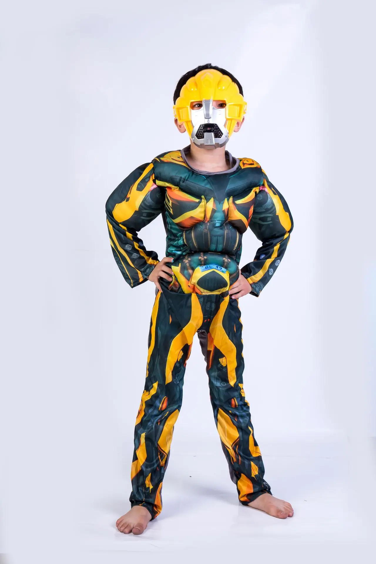 Костюмы из мышечной шмели + маска Детский костюм на Хэллоуин для мальчиков