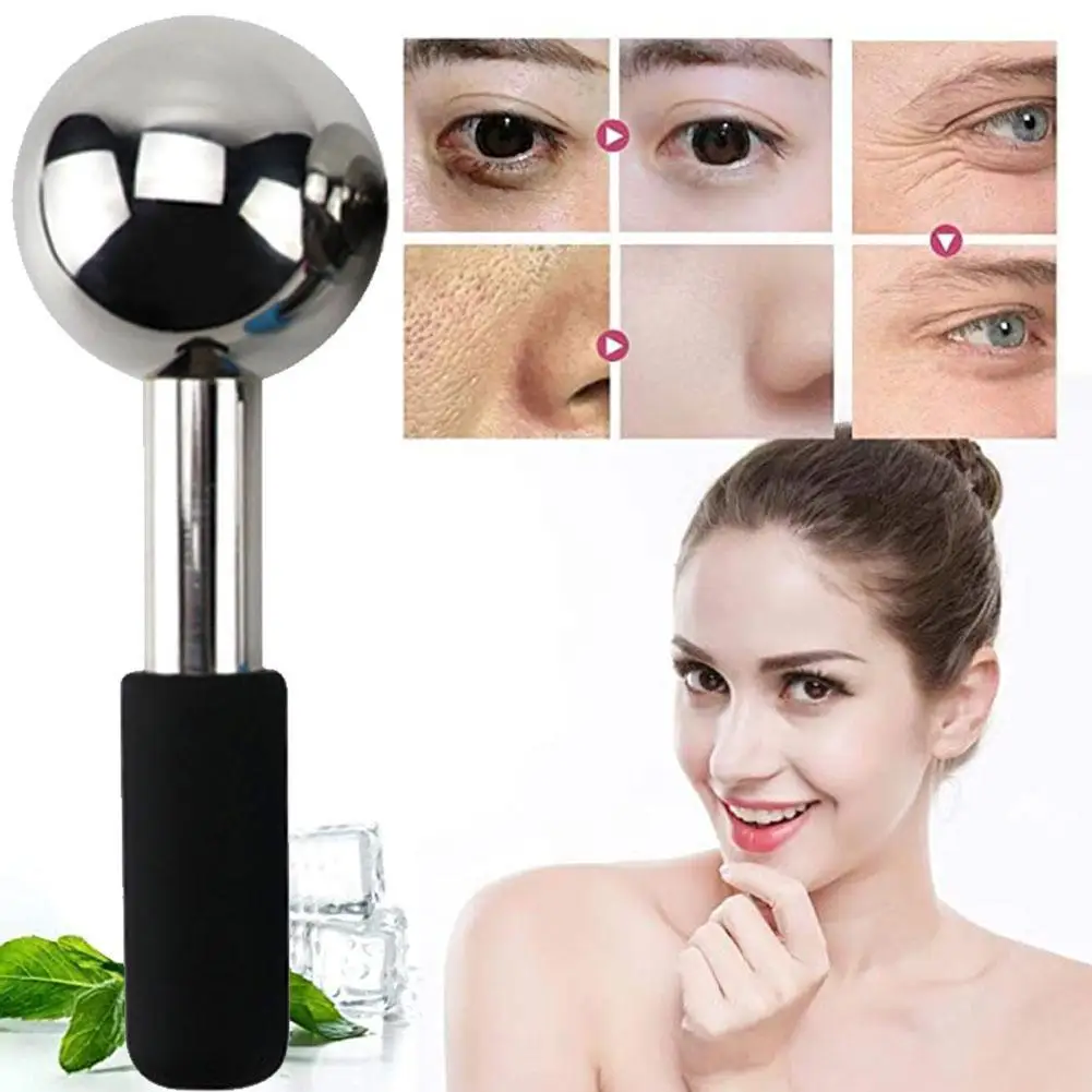 

1pairs Large Beauty Ice Hockey Energy Beauty Crystal Cooling Water Globes Ball Wave Care Skin Eye Ice And Face 2 Massage I1A3