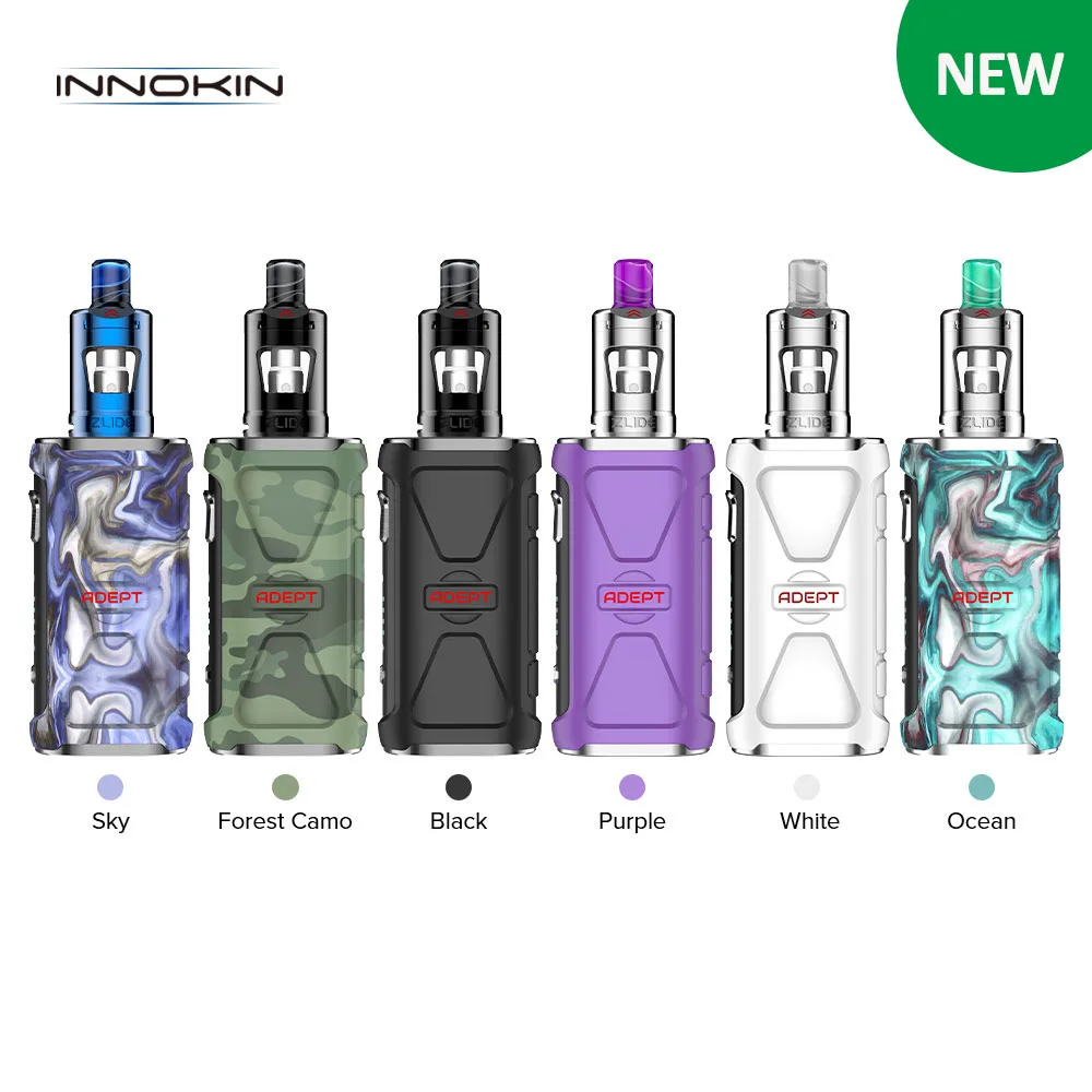 Оригинальный комплект Innokin Adept с баком Zlide 2 мл атомайзер встроенная батарея 3000 мАч
