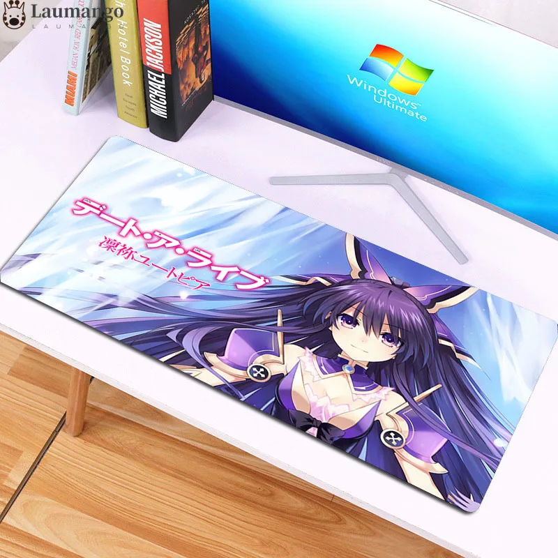 

XXL Anime Large 900x400mm XL Laptop Mouse Pad Notbook Computer mini Pc Gaming Mousepad Keyboard Gamer Play Mat Date a live Csgo