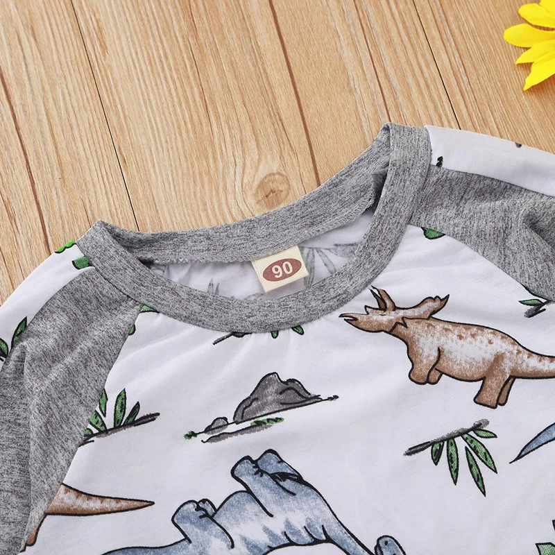 Зимние Детские комплекты 2020 года Повседневная футболка с длинным рукавом и