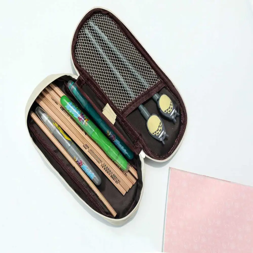 

Japan Anime Haikyuu Large Capacity Pencil Books Case Fashion Style Stationery Storage Shoyo Hinata Tobio School Pen Box Bag