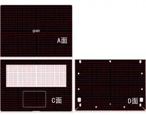 Чехол из углеродного волокна для ноутбука LG Gram 17Z990, 17Z90N, 15Z990, 15Z980, 14Z980, 13Z990, 13Z980