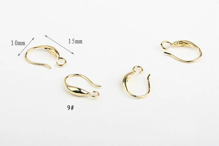 Diy handmade jewelry earrings accessories pure copper plating Europe and the United States French ear hook | Украшения и