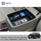 Перчаточный ящик для Toyota Highlander 2009 2010 2011 2012 2013 2015, центральный Органайзер с лотком, аксессуары для Highlander