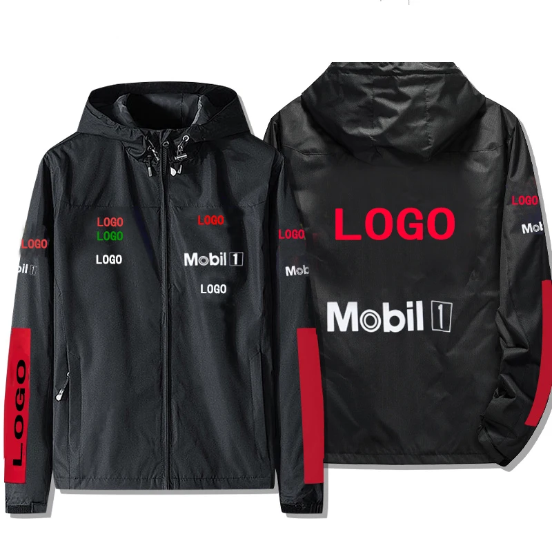 

Motorsport F1 Team Racing Movement For Honda Red Color Bull Martin Men's Jacket Windbreaker Wear With Sweater Windproof Hoodie