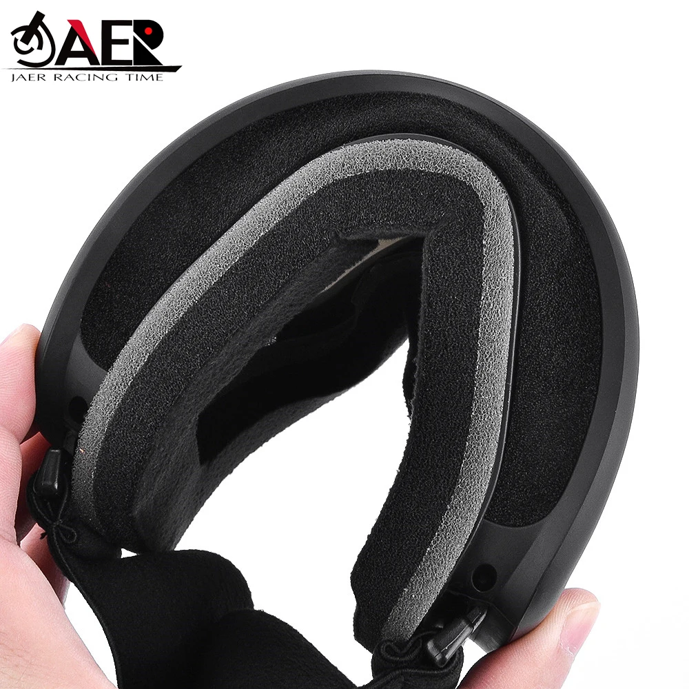 Брендовые мотоциклетные очки JAER с двойными линзами ветрозащитные