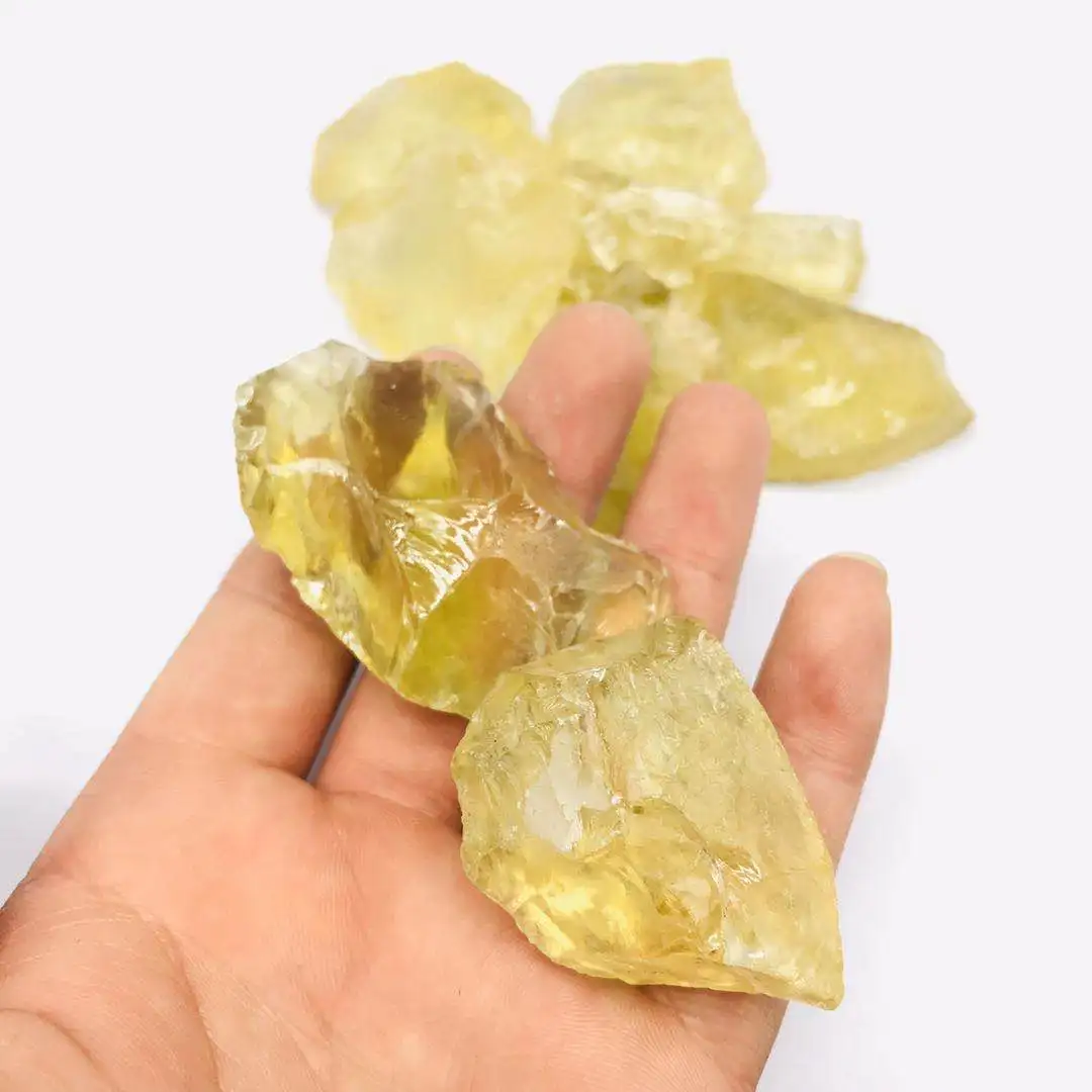 

1000g Raw Natural Healing Crystals Stone Yellow Citrine Tunbled Rough Specimen