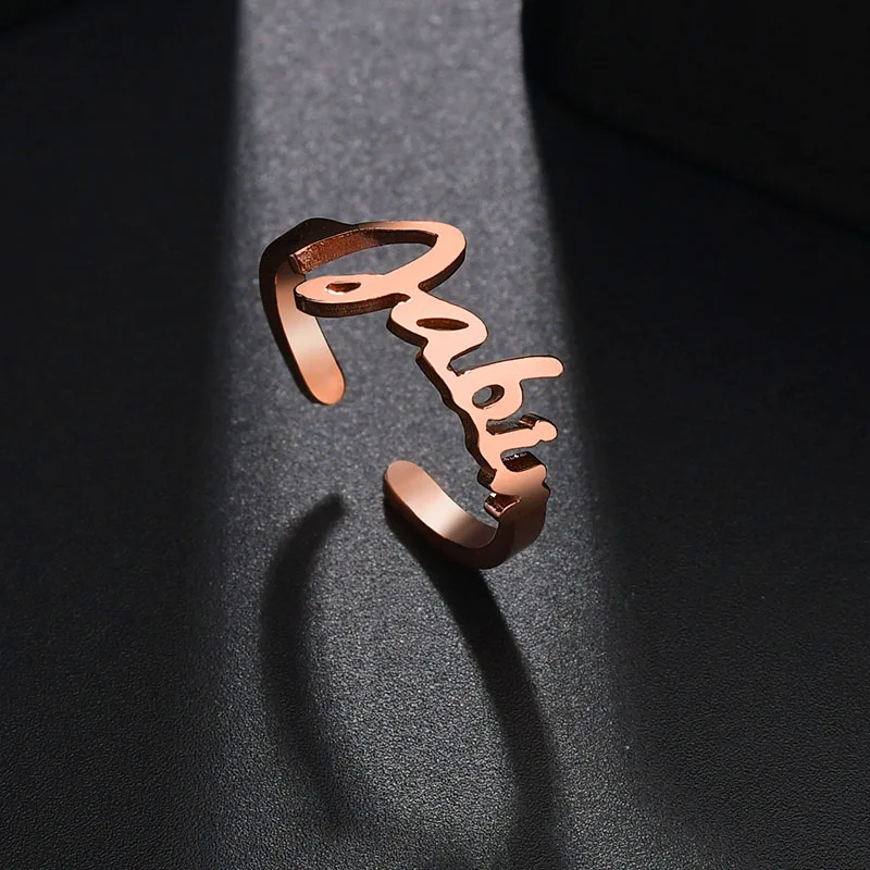 

DIY Fashion Personalized Custom Handmade Ring Ladies Models For Girlfriends Adjustable