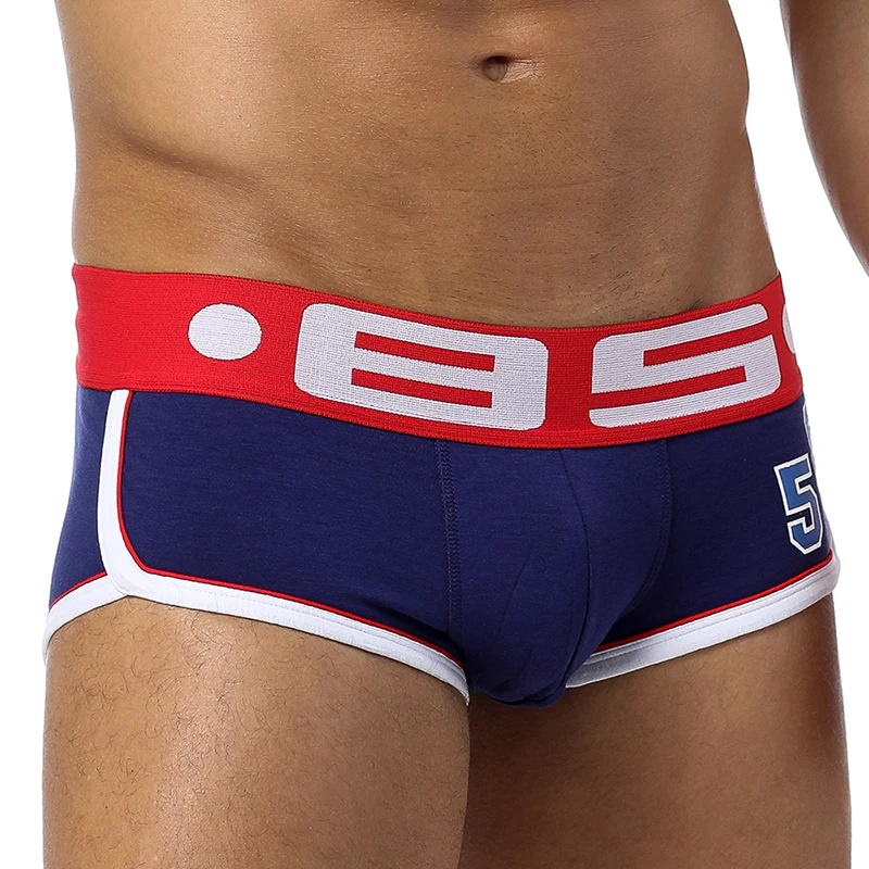 85 Брендовое Мужское нижнее белье сетчатые трусы боксеры хлопковые мужские cueca tanga
