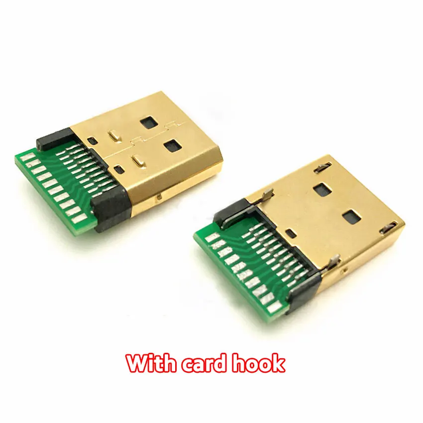 

YUXI 1 шт. DP штекерная головка с позолоченной пластиной 20P концевой разъем для интерфейса DisplayPort HD