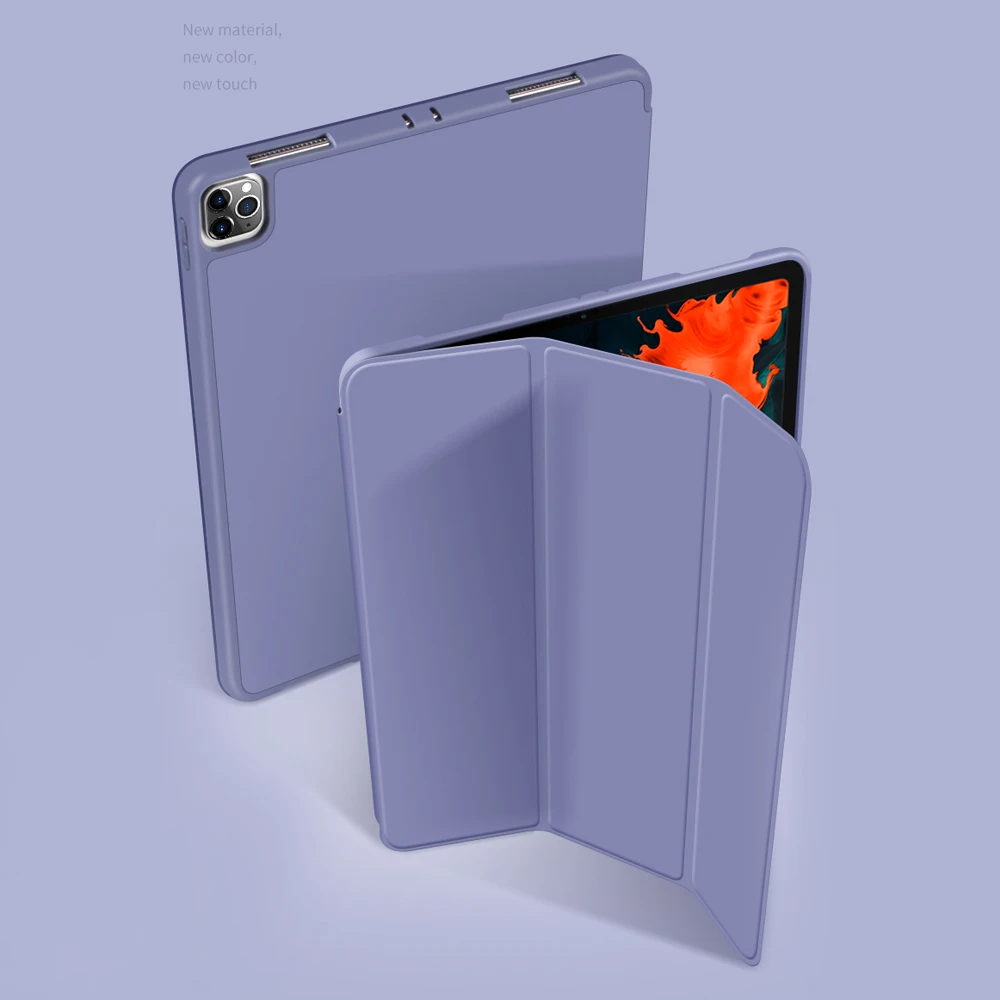 Чехол для iPad Pro 11 2-го поколения 2020 с держателем карандашей 12 9 4-го безопасный
