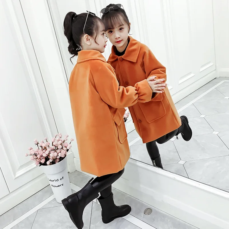 

Girls Baby's Kids Coat Jacket Outwear 2021 Casual Thicken Warm Winter Autumn Overcoat CardiganFormal Children's Clothing