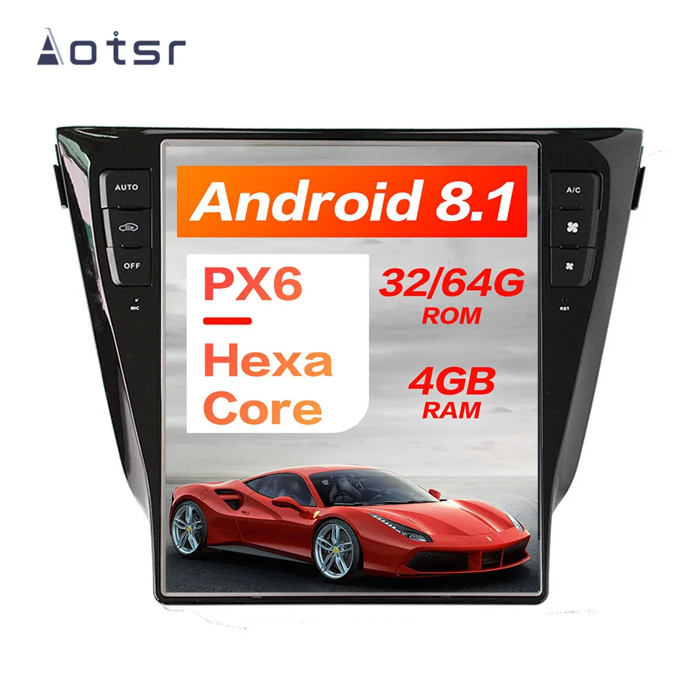 Tesla Style Android 8 1 автомобильный радиоприемник мультимедийный плеер головное