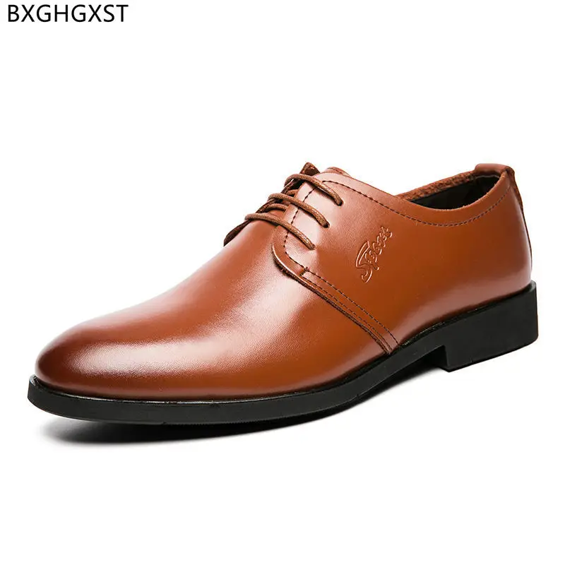 Oxford Dress Shoes for Men Stylish Brown Suit Shoes for Men 2023 Formal Business Shoes Men Chaussure Luxe Homme Zapatillas Mujer
