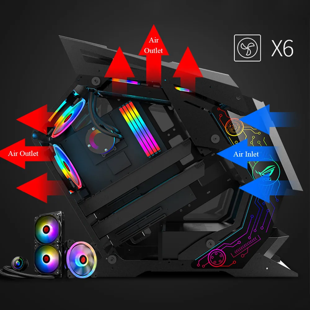 Системная плата ATX игровой чехол особой формы для настольного компьютера