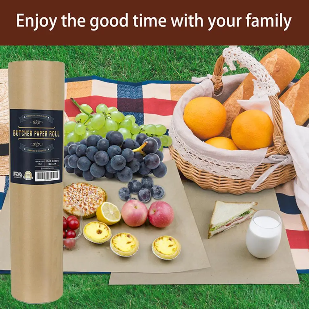 Рулон из крафт бумаги для мясника 18*170 футов оберточная бумага говядины брусков