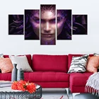 Домашний декор модульная Холст Картина 5 шт. Керриган Старкрафт игра картина постер на стену для дома Арт холст картина оптовая продажа