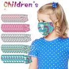 50 шт в наборе, модная детская одежда с рисунком радуги; Маска одноразовая Защитная лицевая маска 3ply сварочная маски маска Enfant Mascherine