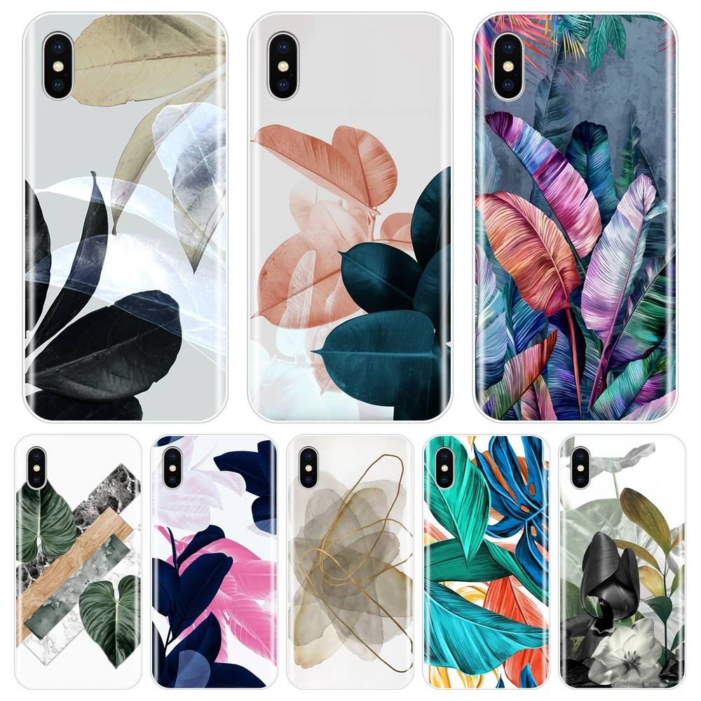 Эстетическая задняя крышка для iPhone 6 S 7 8 X XR XS Max мягкий силиконовый чехол Apple Plus